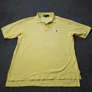 Polo Ralph Lauren  Shirt Yellow Mens Size XL Short Sleeve